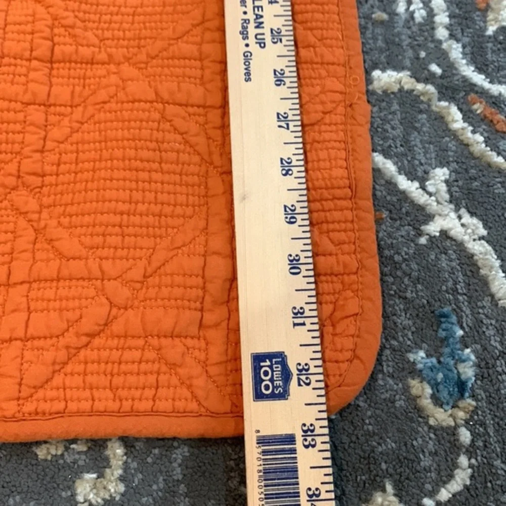 2 Shams‎ set orange pillowcase 21x37